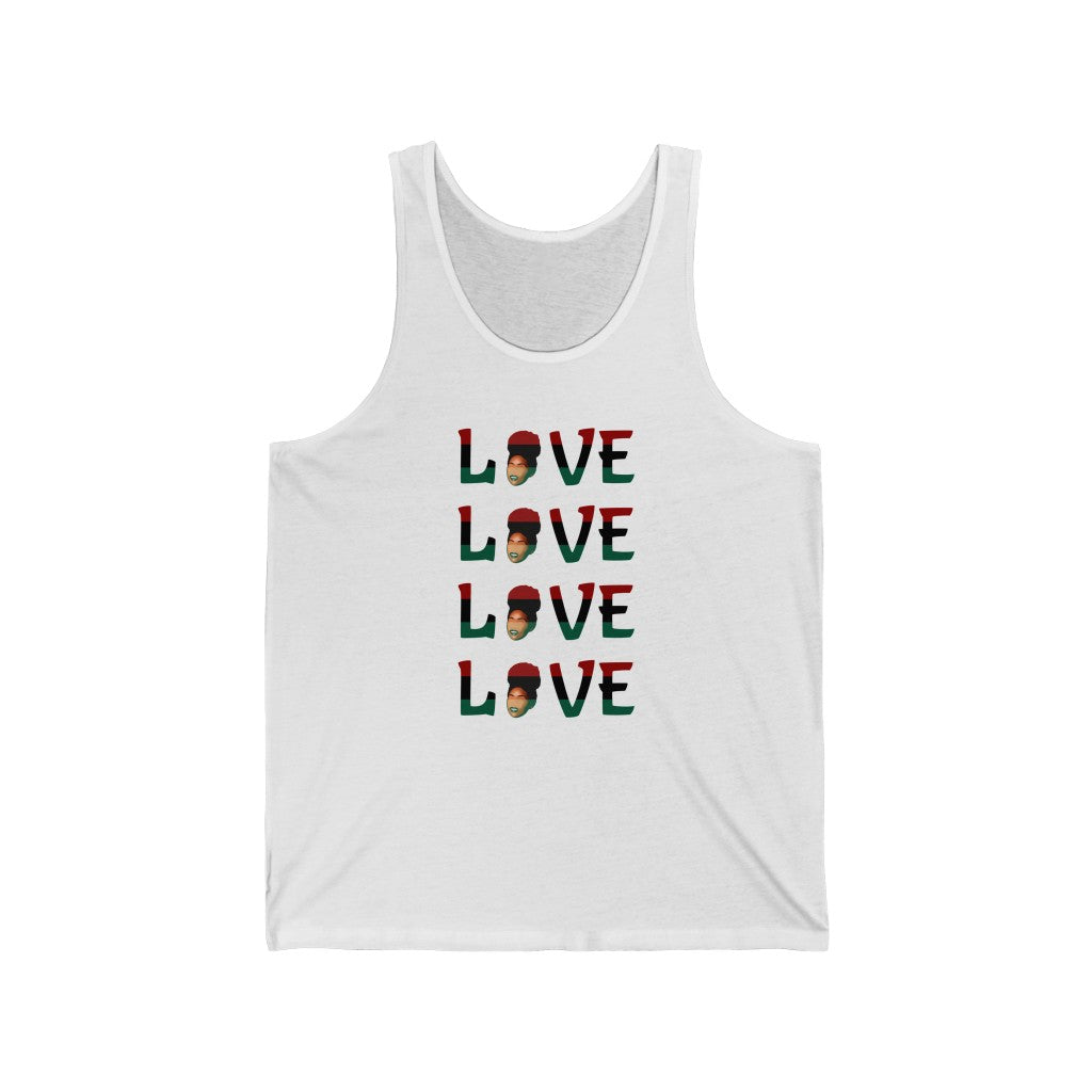 Black Love Tank Top