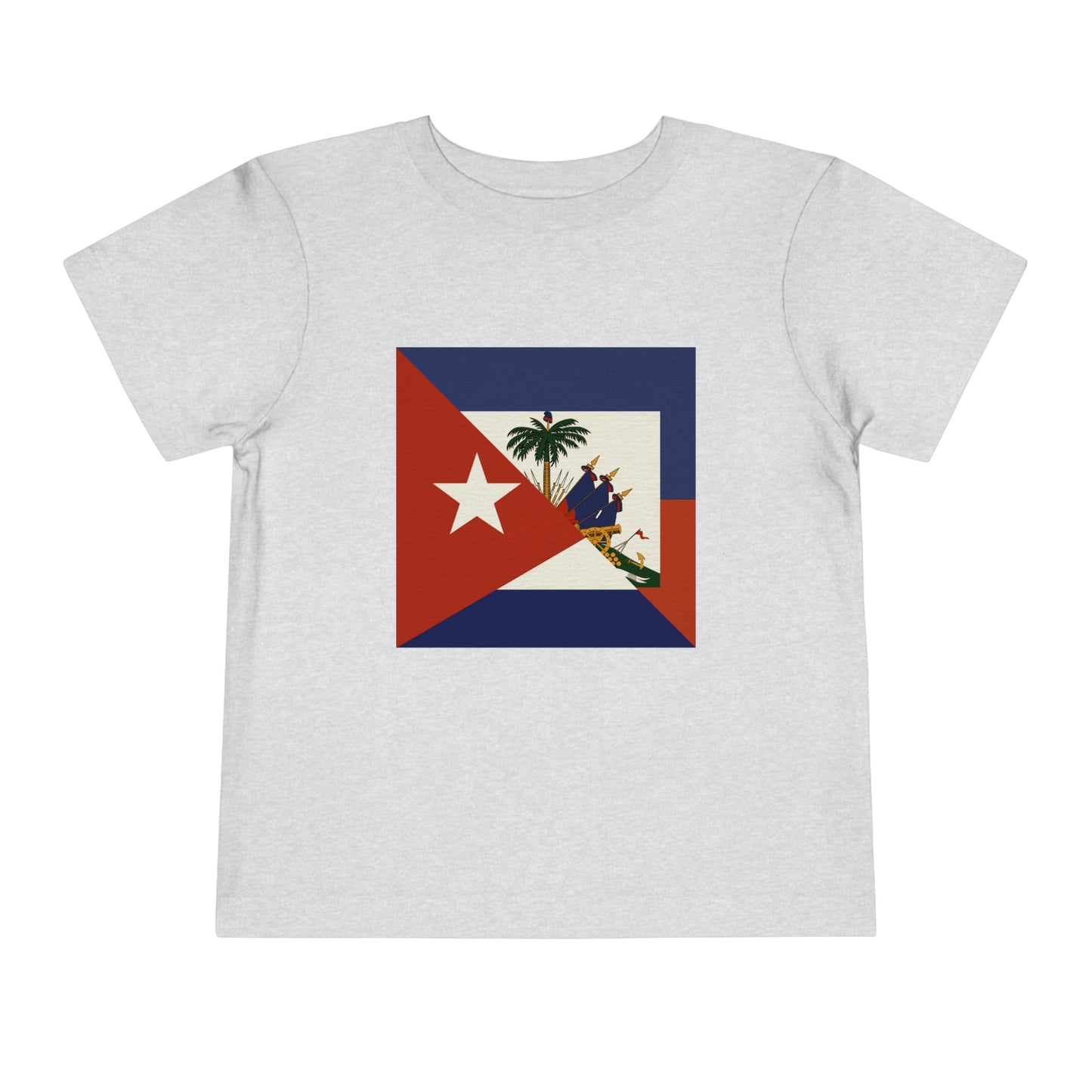 Haitian Cuban Toddler Short Sleeve Tee | Haiti Cuba Ships from USA