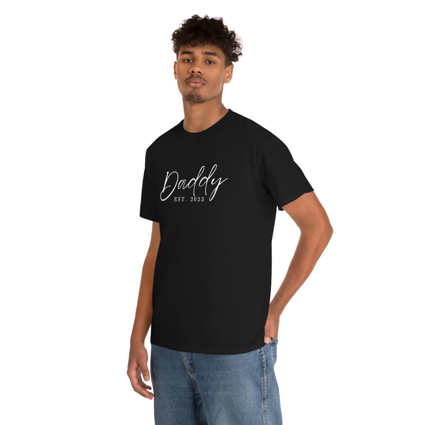 Daddy Est 2023 Fathers Day Gift for Dad 2 T-Shirt | Unisex Tee Shirt