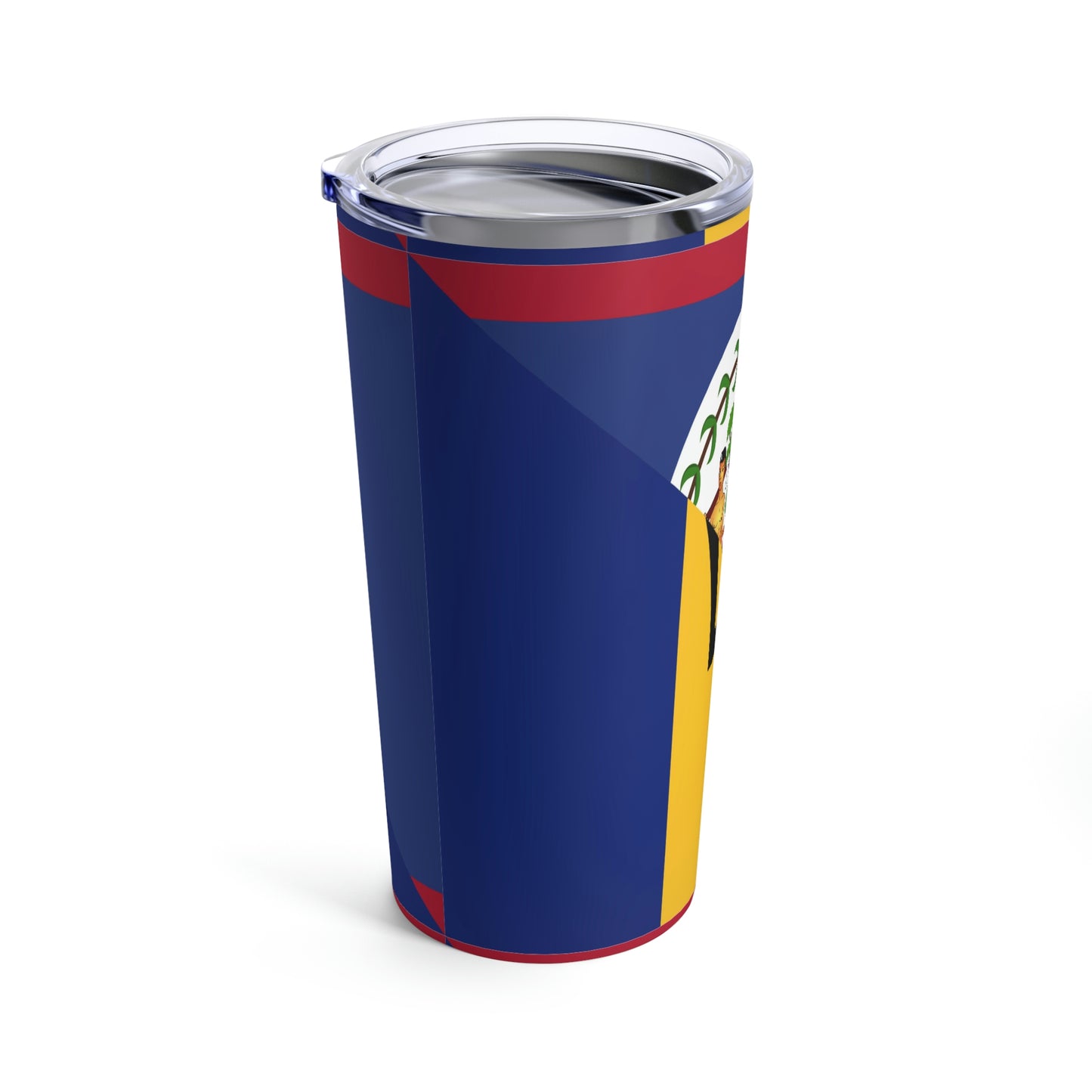 Belizean Bajan Flag 2 Barbados Belize Tumbler 20oz