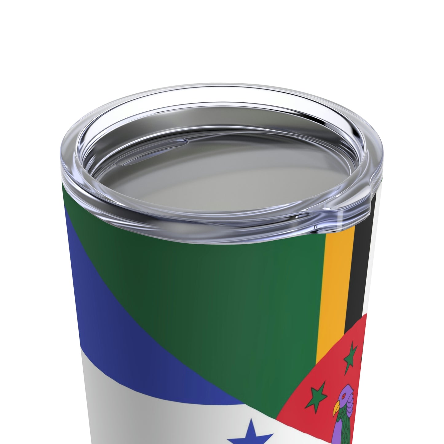 Dominica Honduras Half Honduran Dominican Flag Tumbler 20oz Beverage Container