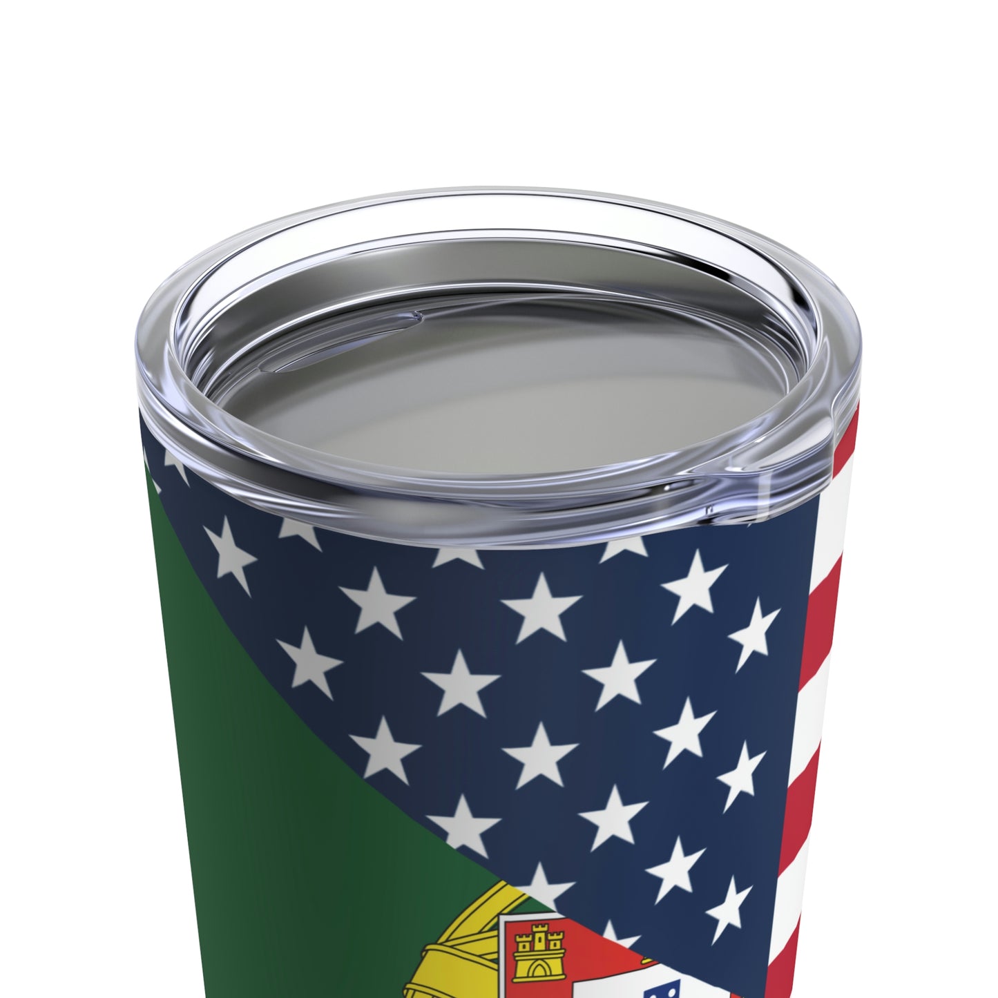 Portugal American Flag Half Portuguese USA Tumbler 20oz