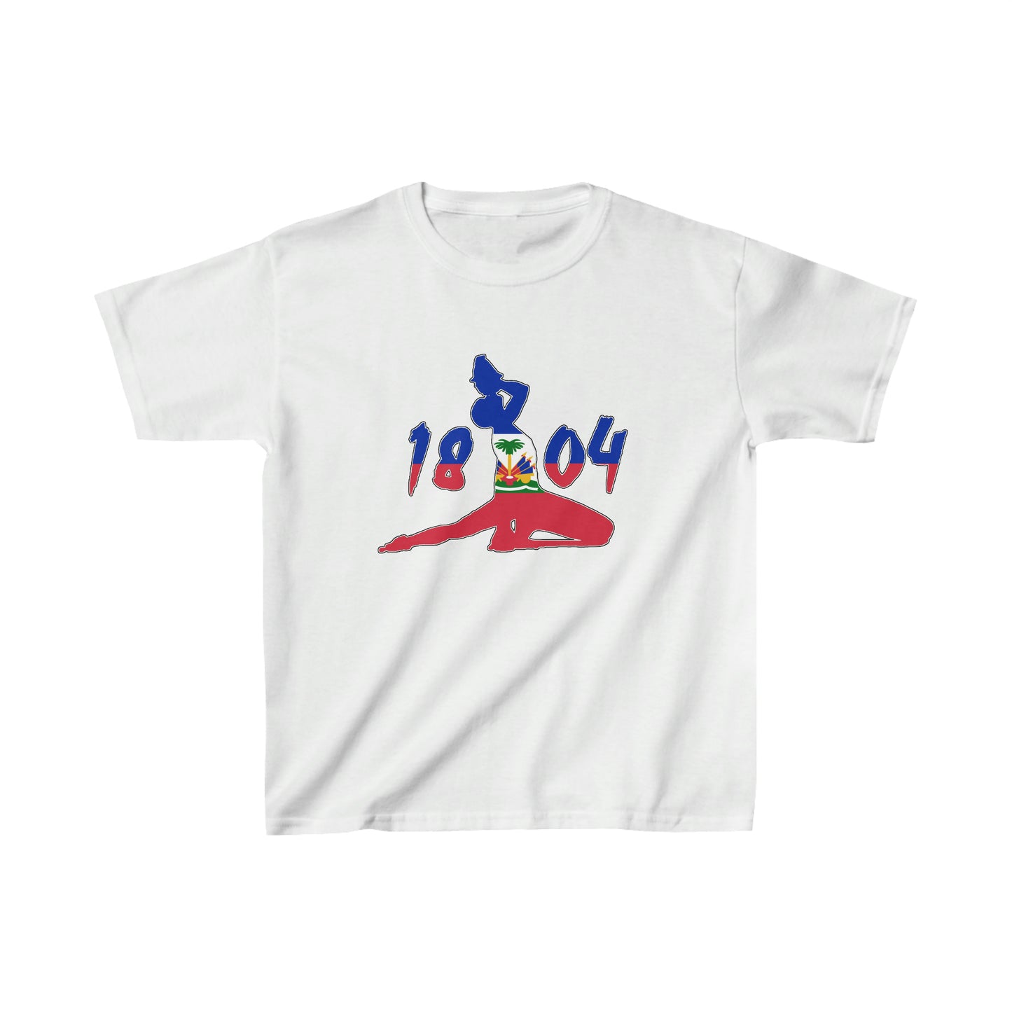 Kids Neg Mawon 1804 Haitian Flag Black Maroon Haiti Independence T-Shirt | Unisex Tee Shirt