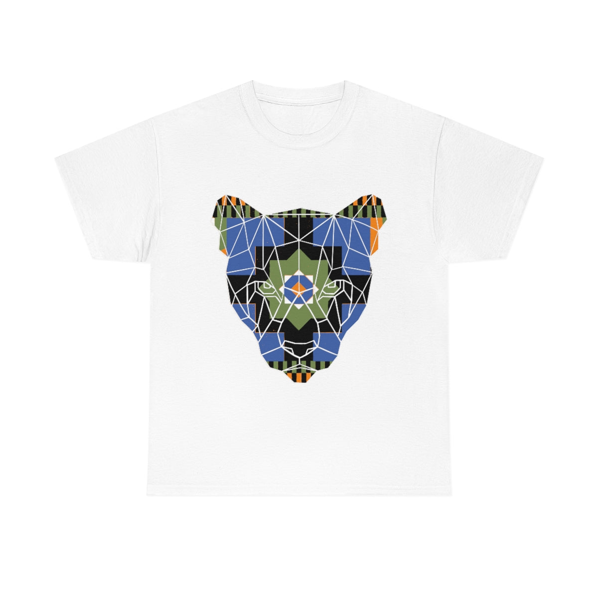 Kente Panther Shirt | Unisex African Tribal Lion T-Shirt