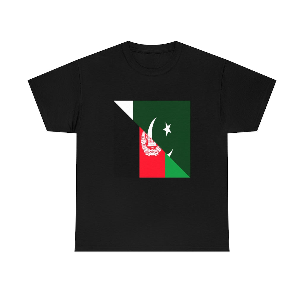 Afghan Pakistani Flag Tee | Unisex Afghanistan Pakistan Shirt
