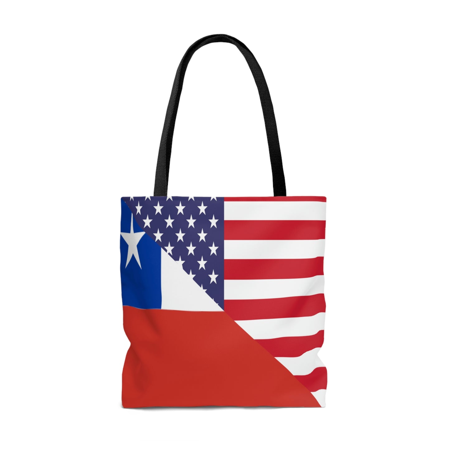 Chilean American Flag Chile USA Tote Bag | Shoulder Bag