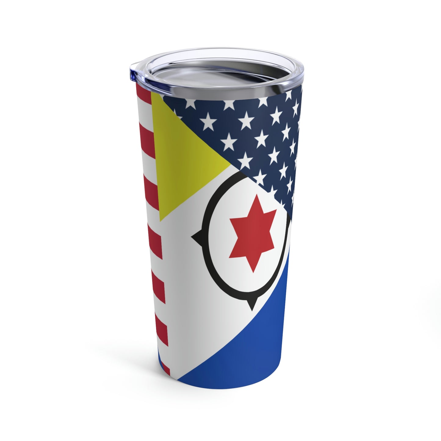 Bonairean American Flag Half Bonaire USA Tumbler 20oz