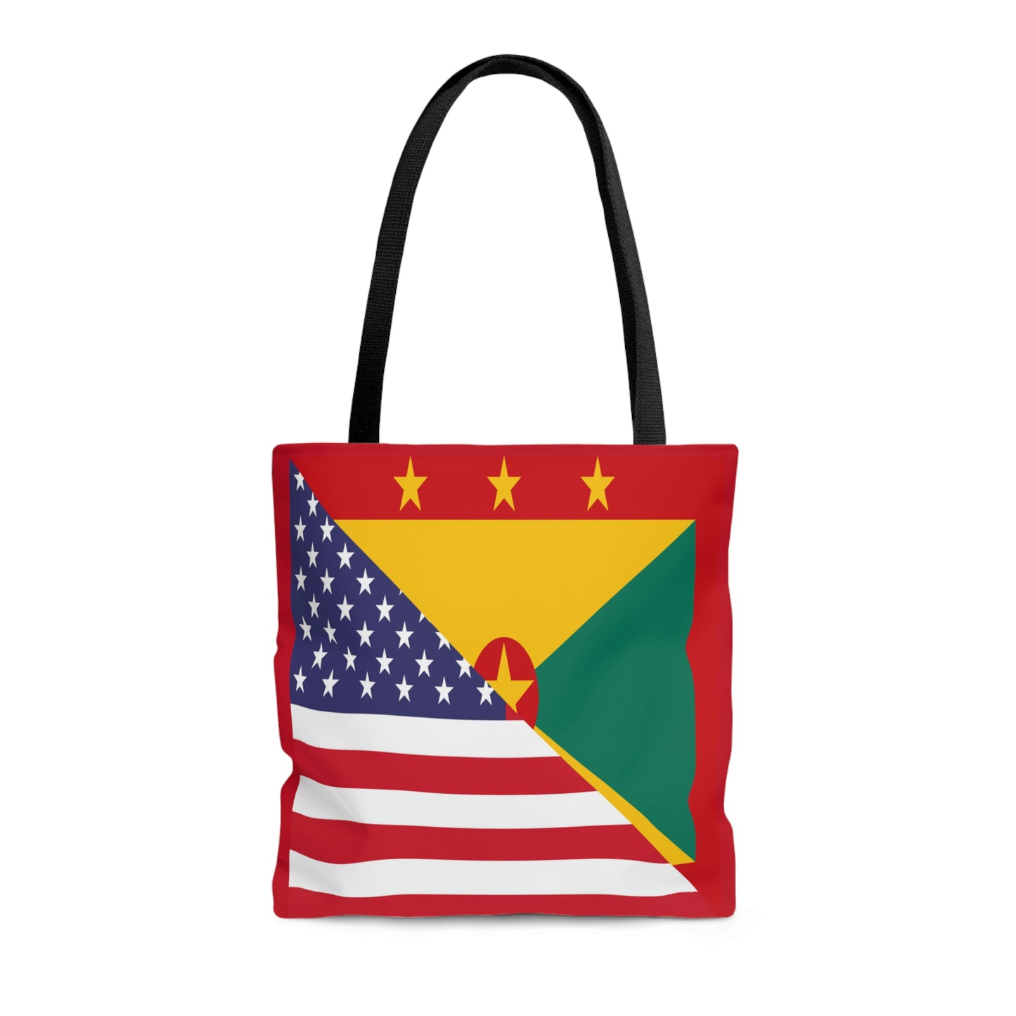 Grenadan American Flag Half Grenada USA Tote Bag | Shoulder Bag