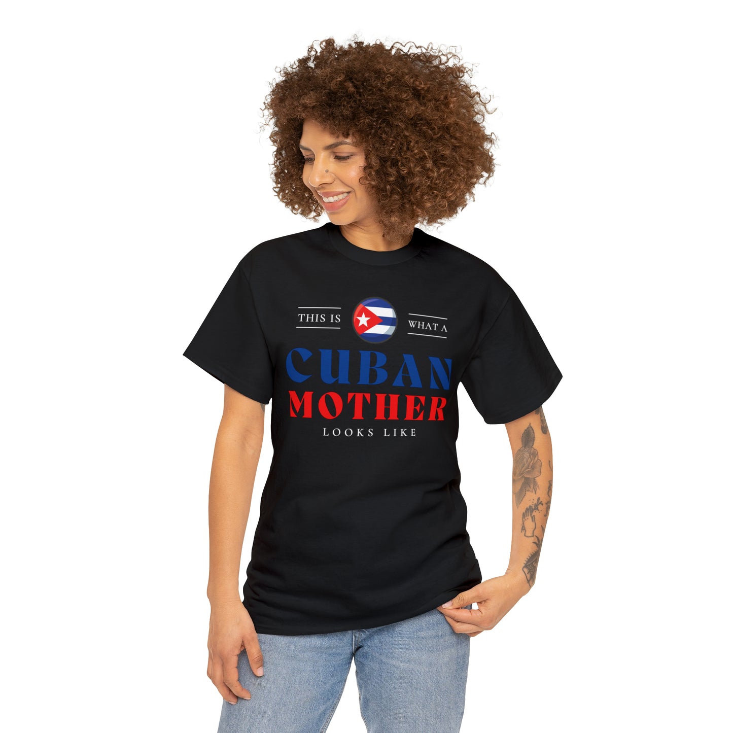 Cuban Mother Looks Like Cuba Flag Mothers Day T-Shirt | Unisex Tee Shirt