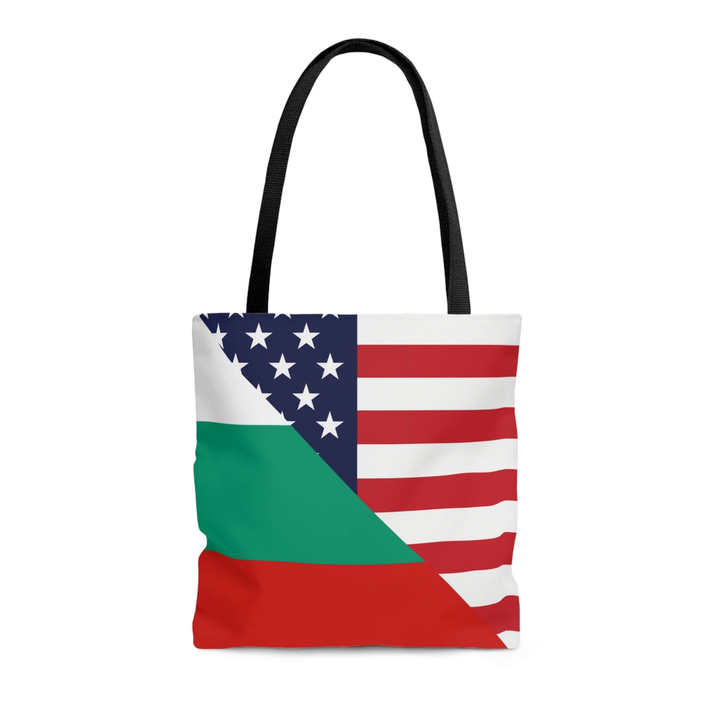 Bulgarian American Flag Bulgaria USA Tote Bag | Shoulder Bag