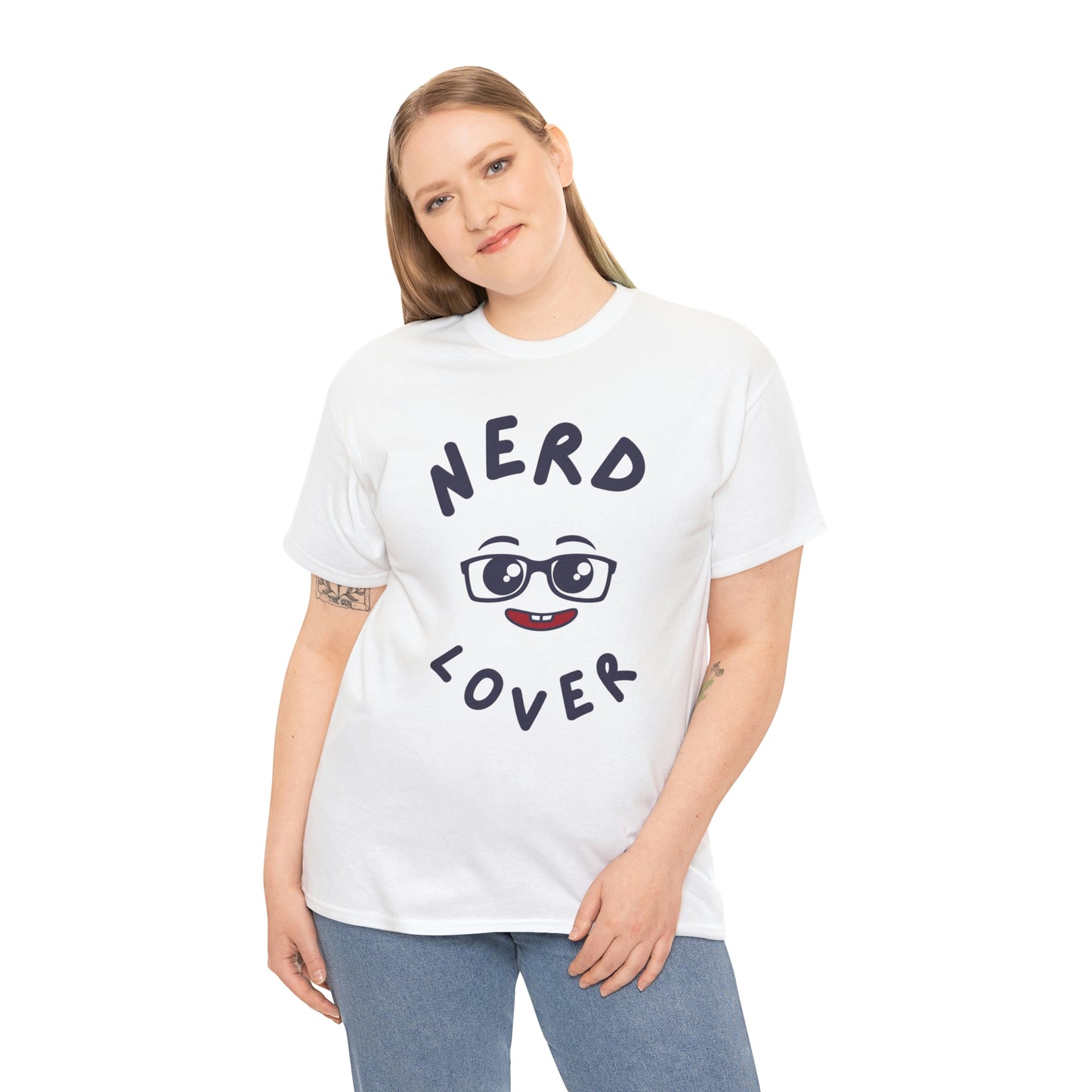 Nerd Lover Geek Love Book Worm T-Shirt | Unisex Tee Shirt