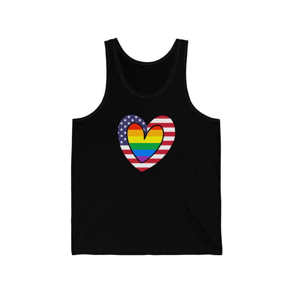 Rainbow Flag Tank Top | LGBTQ Gay Pride Apparel