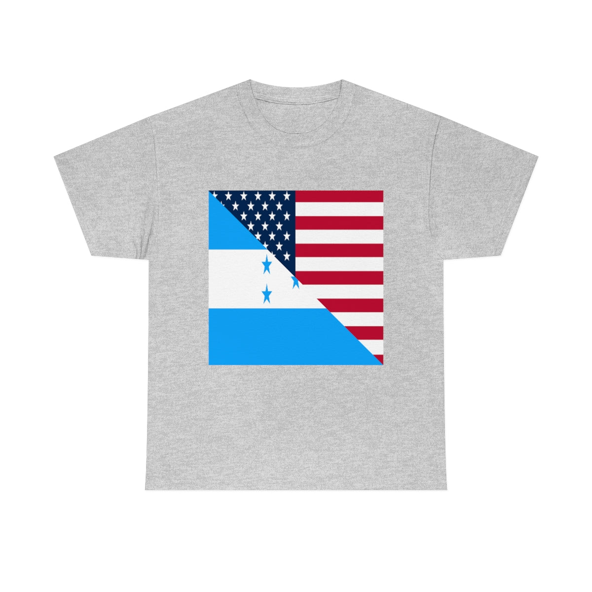 Honduran American Flag T-Shirt | Unisex Honduras USA Tee Shirt