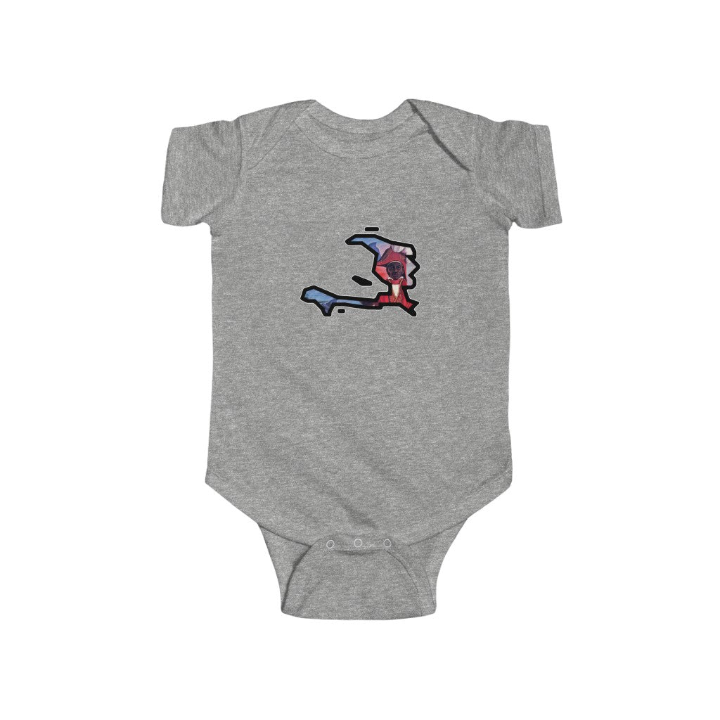 Jean Jacques Dessalines Island Baby Bodysuit | Haiti Ayiti Haitian