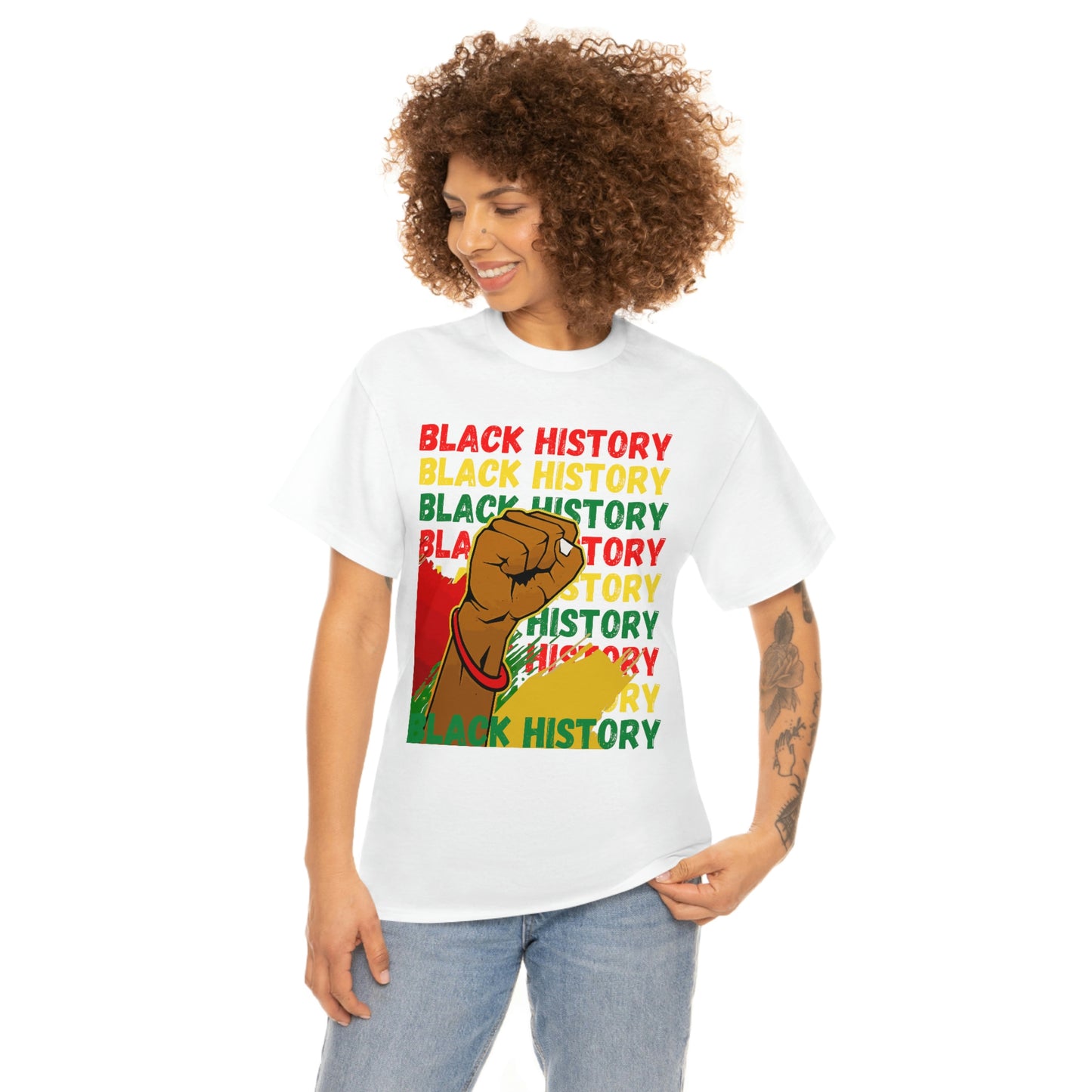 Black History Month Fist Tee | Black Excellence African American History