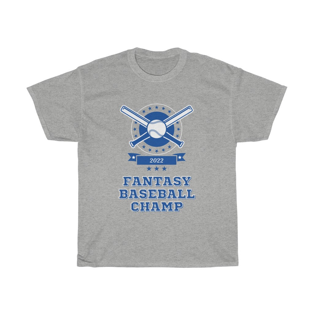 Fantasy Baseball Champ 2022 T-Shirt | Fantasy Champion Tee