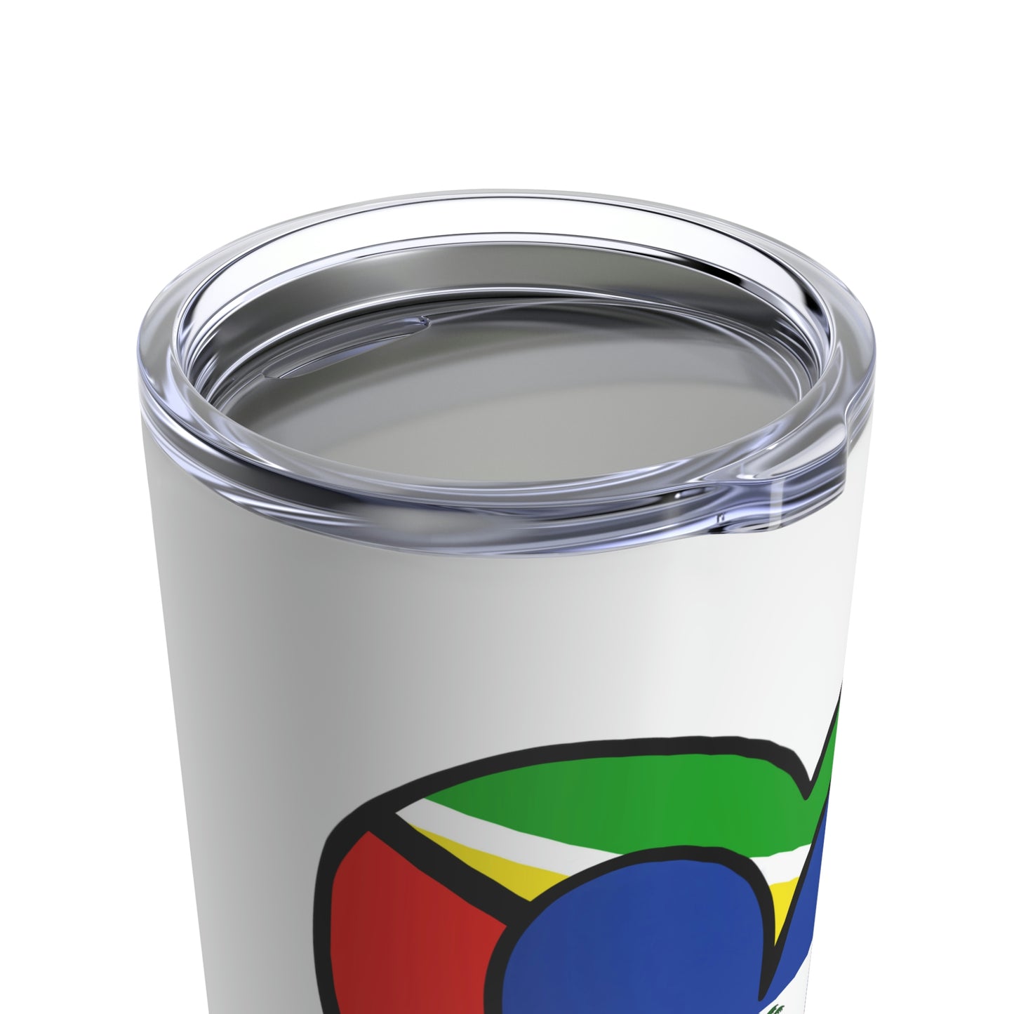 Guyanese Haitian Flag Inner Heart Guyana Haiti  Tumbler 20oz