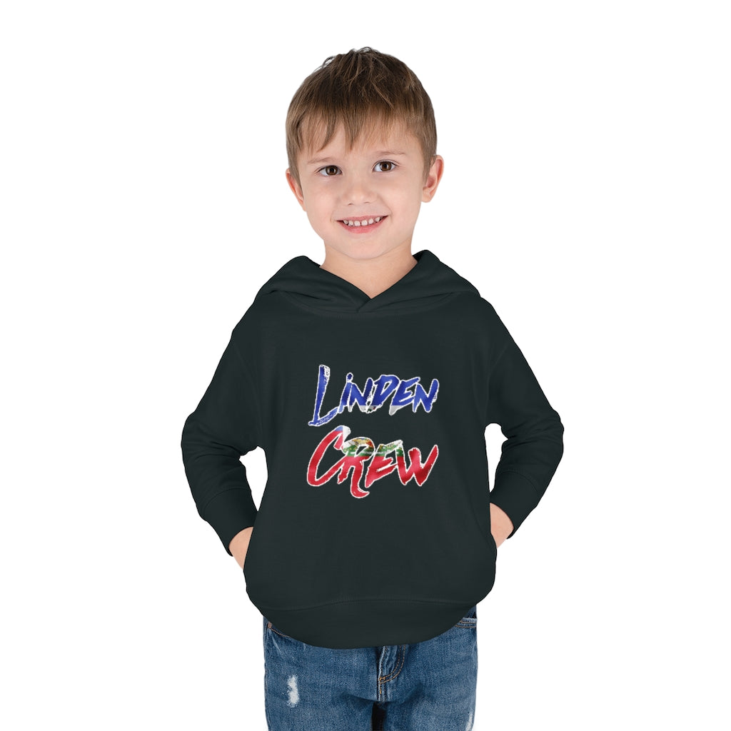 Toddler Linden Crew Haitian Flag Pullover Fleece Hoodie