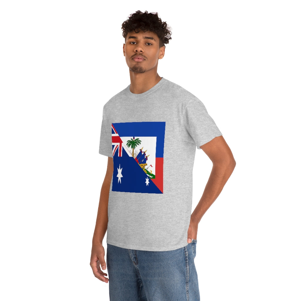 Haitian Australian Flag Tshirt | Unisex Australia Haiti Men Women Shirt