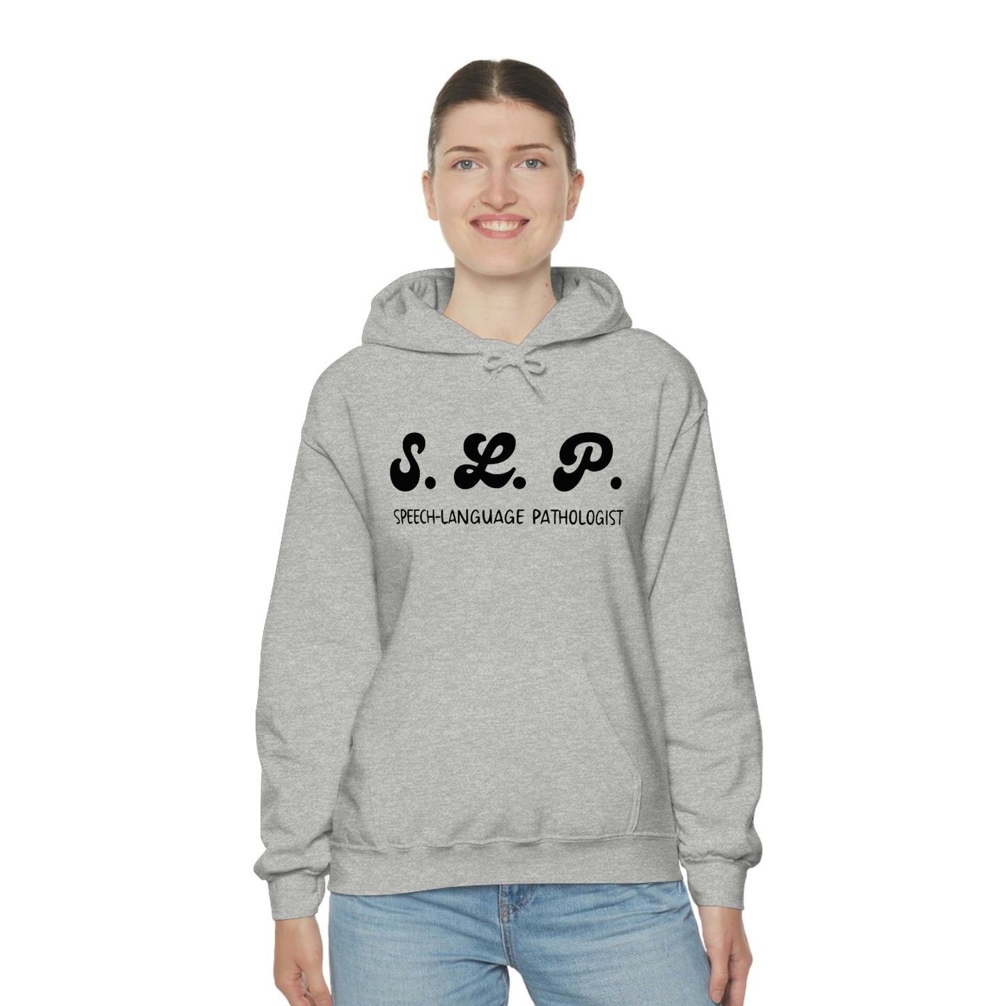 SLP Hoodie | Unisex SLP Speech Language Pathologist Hooded Sweatshirt