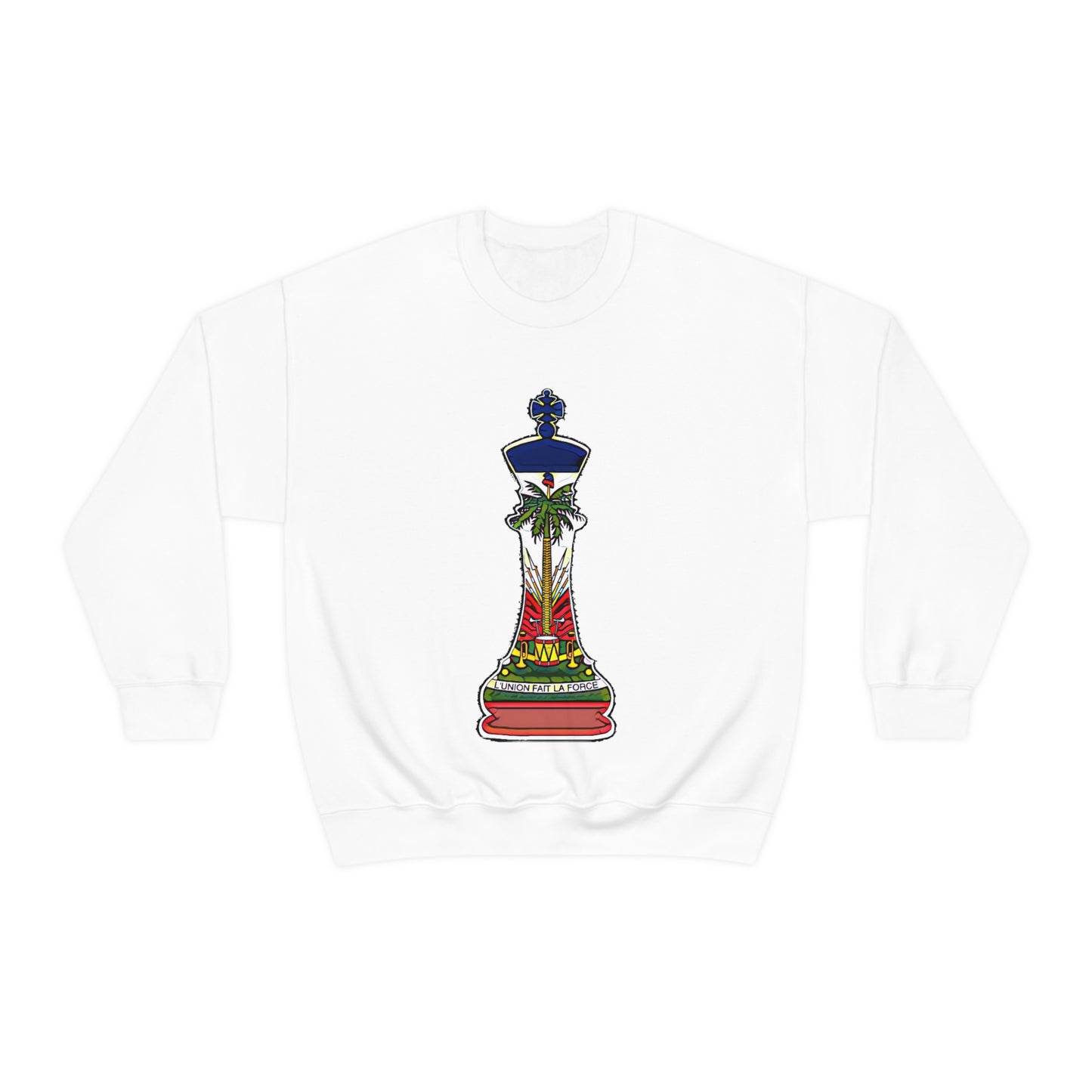 Haitian King Flag Crewneck Sweatshirt