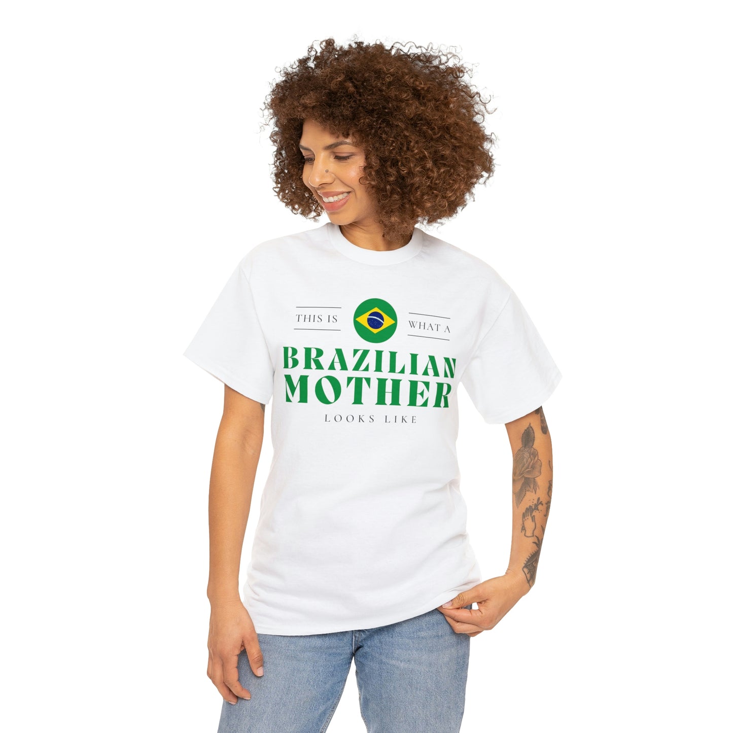 Brazilian Mother Looks Like Brazil Mom T-Shirt | Unisex Tee Shirt