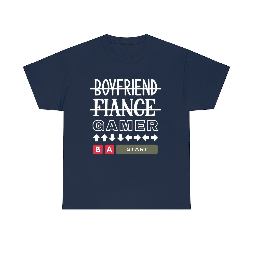 Video Gamer Shirt | Boyfriend Fiancé Gamers Tee | Gaming TShirt