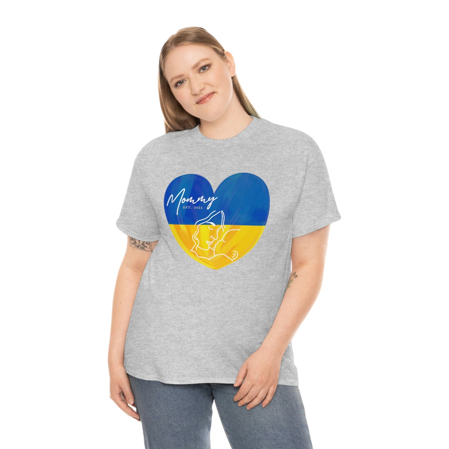 Ukraine Mommy Est 2023 Mothers Day Gift for Ukrainian MOM T-Shirt | Unisex Tee Shirt