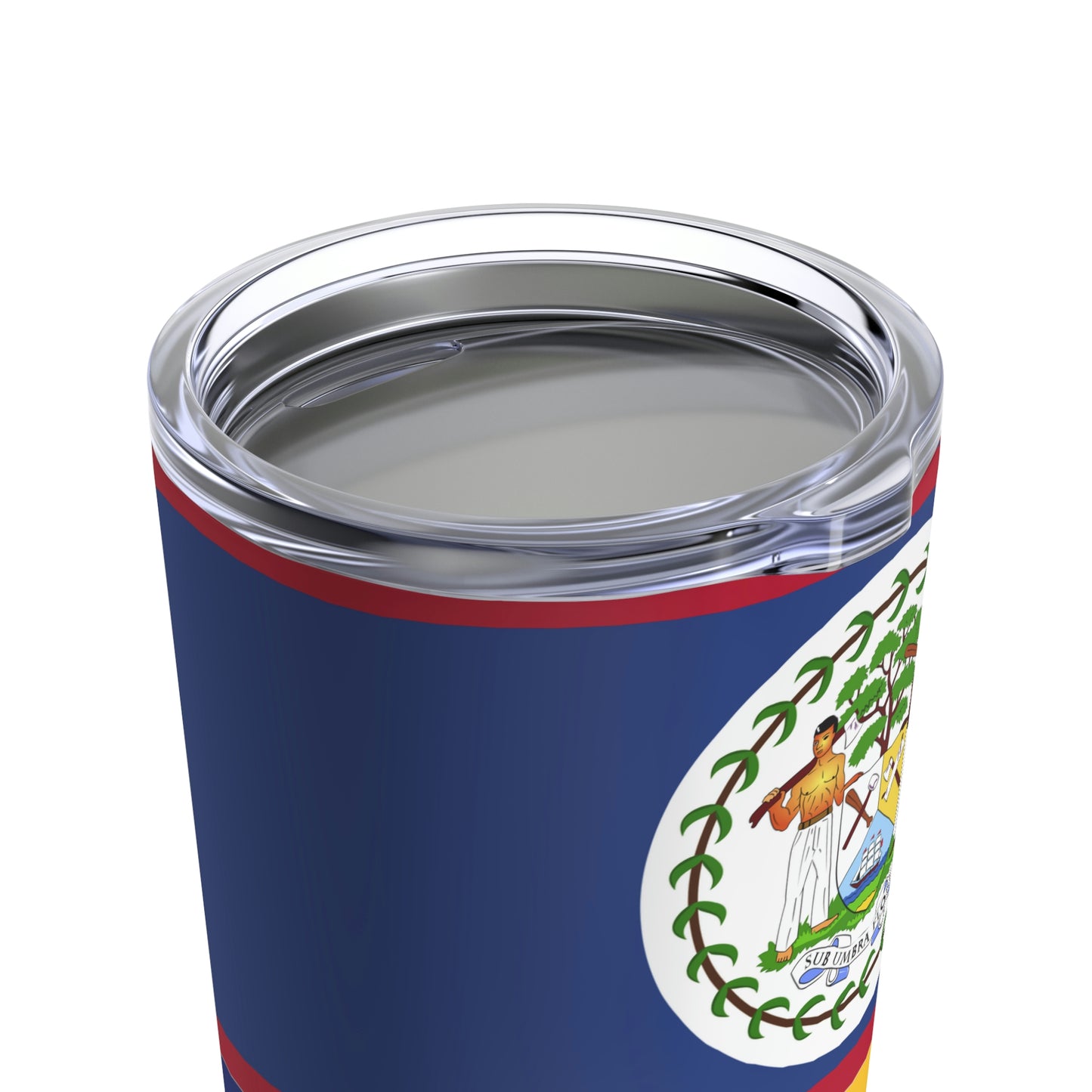 Belizean Bajan Flag Barbados Belize Tumbler 20oz