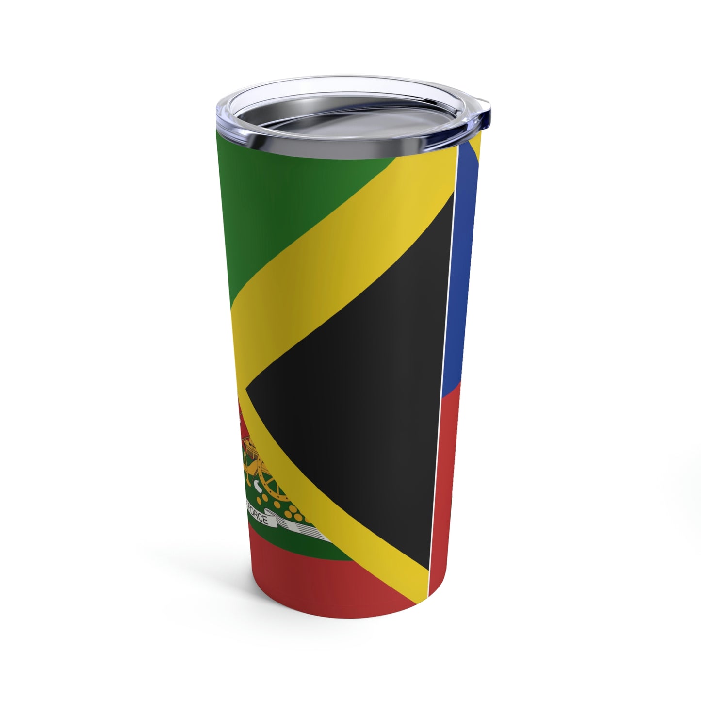 Haitian Jamaican Flag | Half Jamaica Haiti Tumbler 20oz