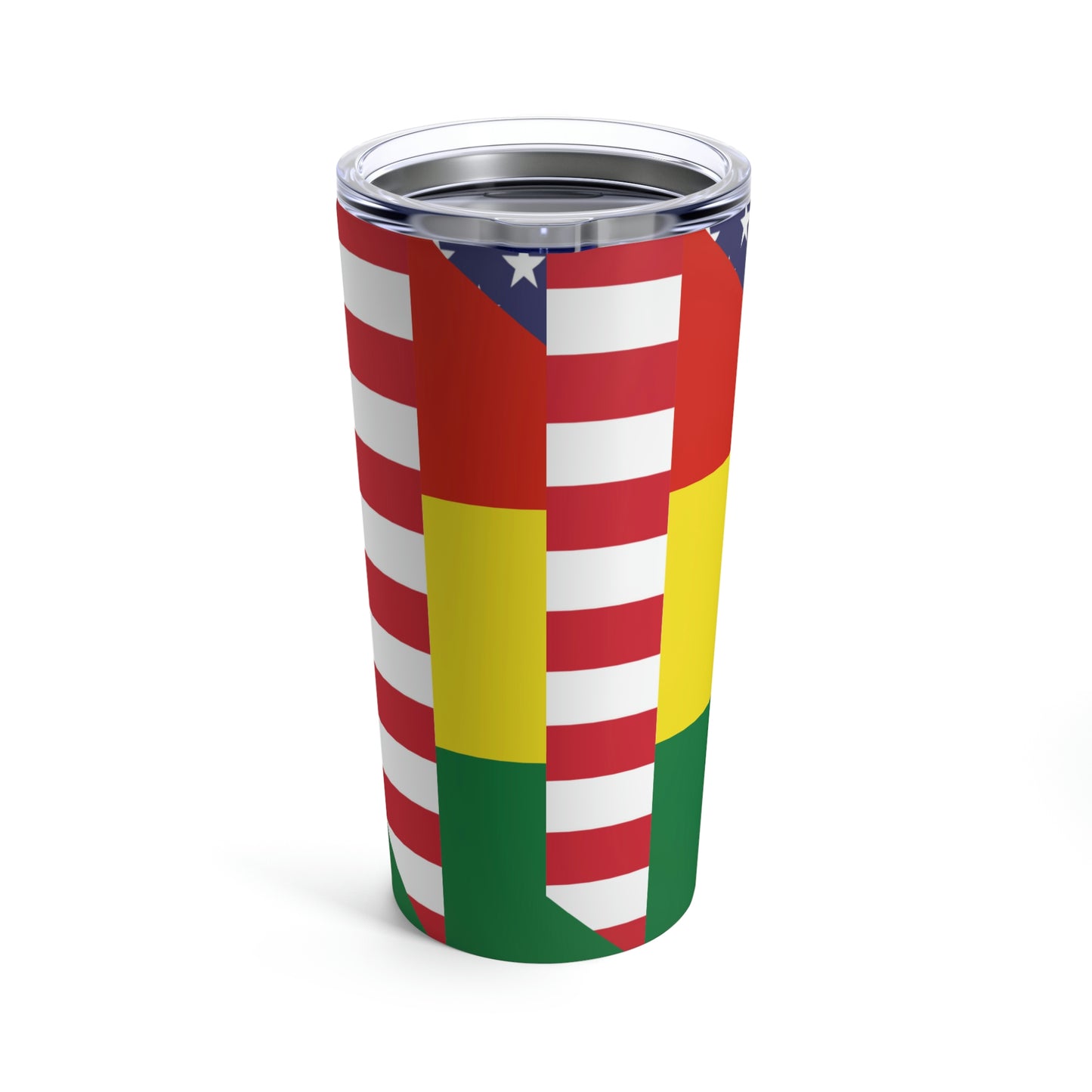 Bolivian American Flag Bolivia USA Half Tumbler 20oz