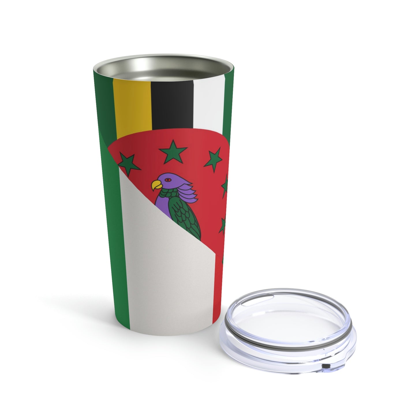 Italy Dominica Flag Half Italian Dominican Tumbler 20oz