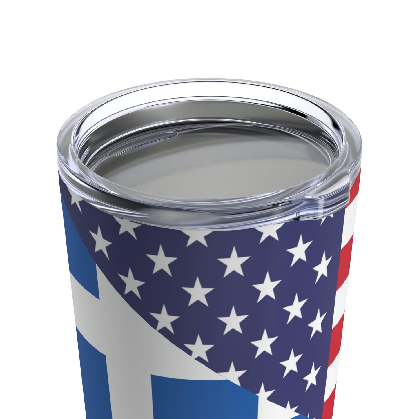 Greece American Flag Greece USA Tumbler 20oz