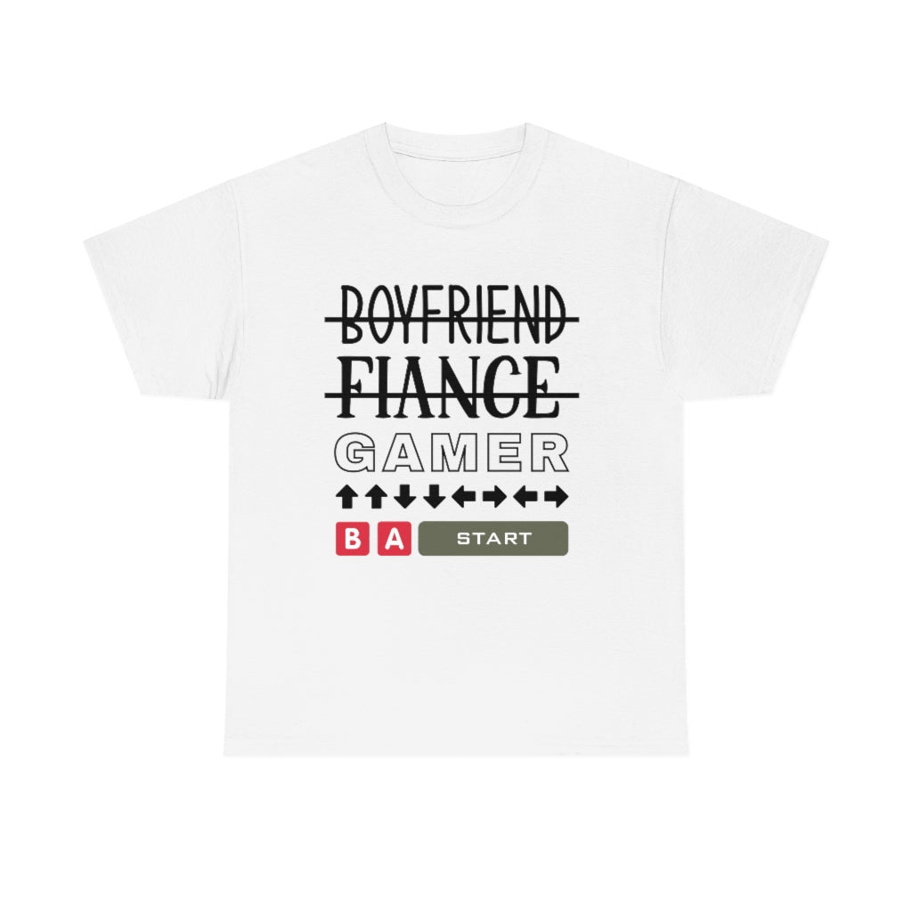 Video Gamer Shirt | Boyfriend Fiancé Gamers Tee | Gaming TShirt