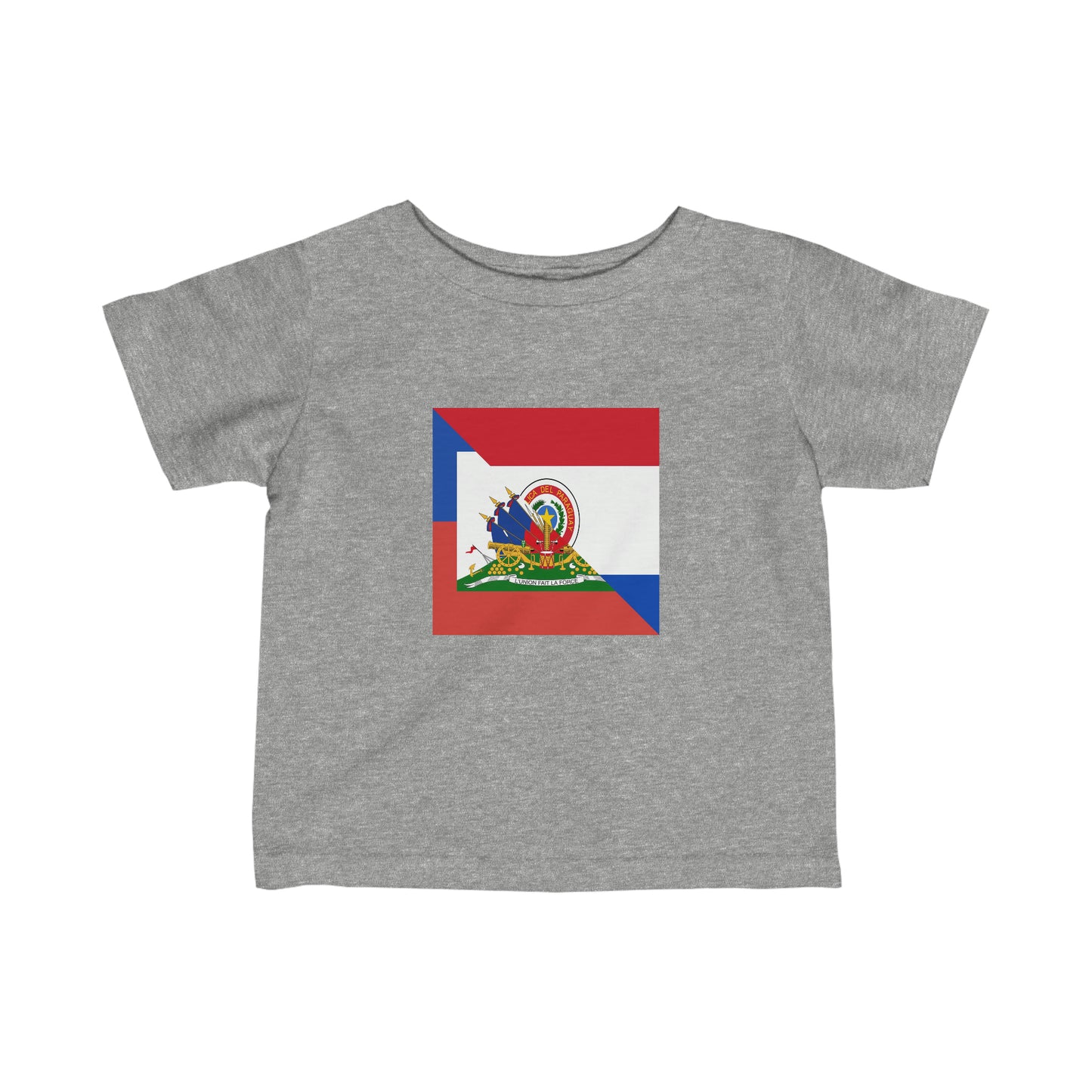 Infant Haitian Paraguayan Flag | Haiti Paraguay Toddler Tee Shirt