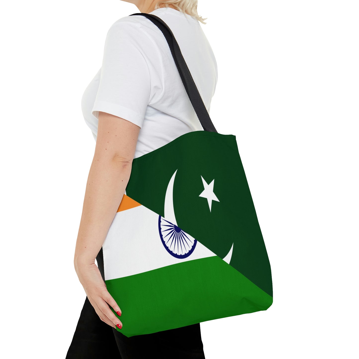 Pakistani Indian Flag Pakistan India Tote Bag | Shoulder Bag