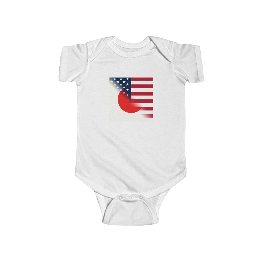 Baby Japan America Flag | USA Half Japanese Boy Girl