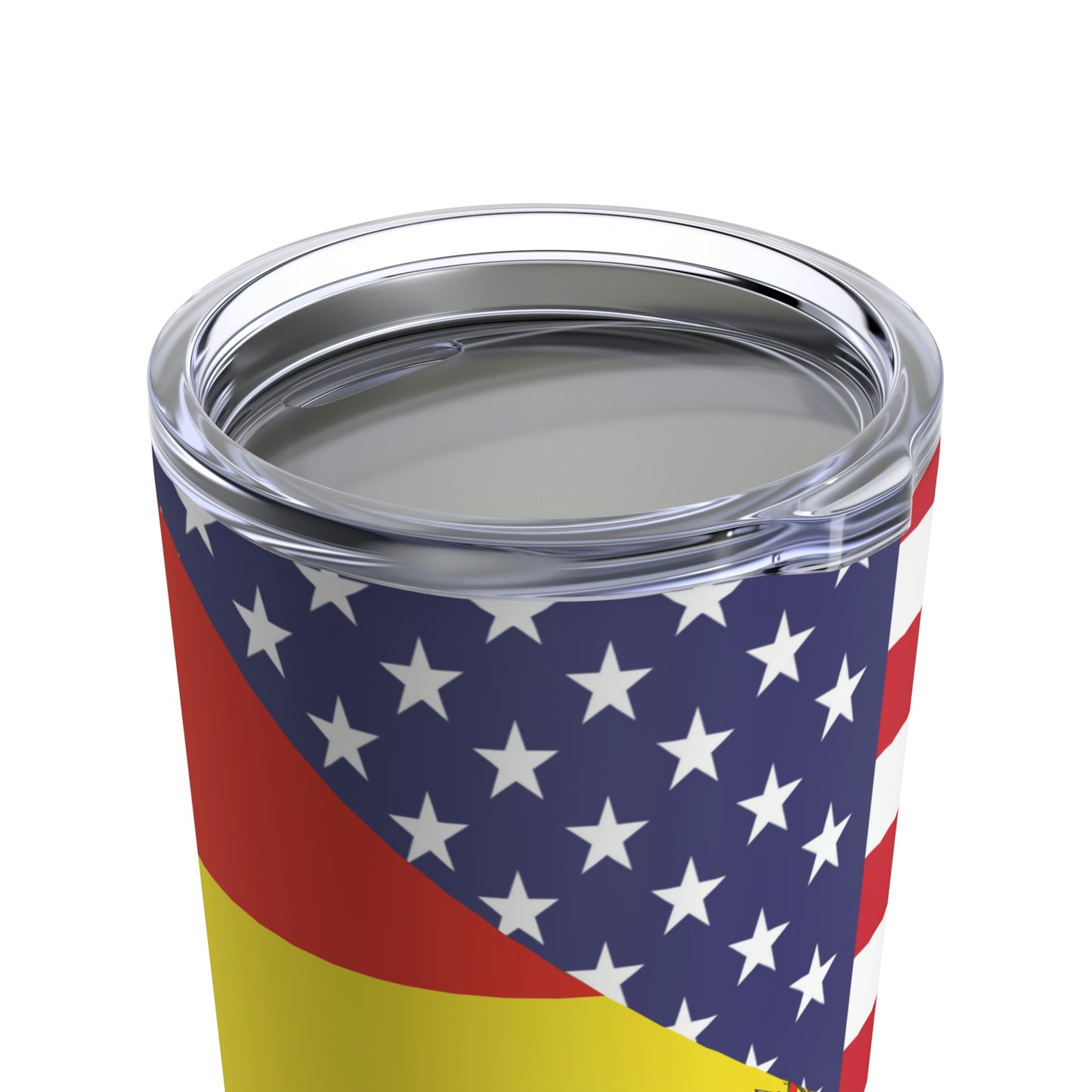 Bolivian American Flag Bolivia USA Half Tumbler 20oz