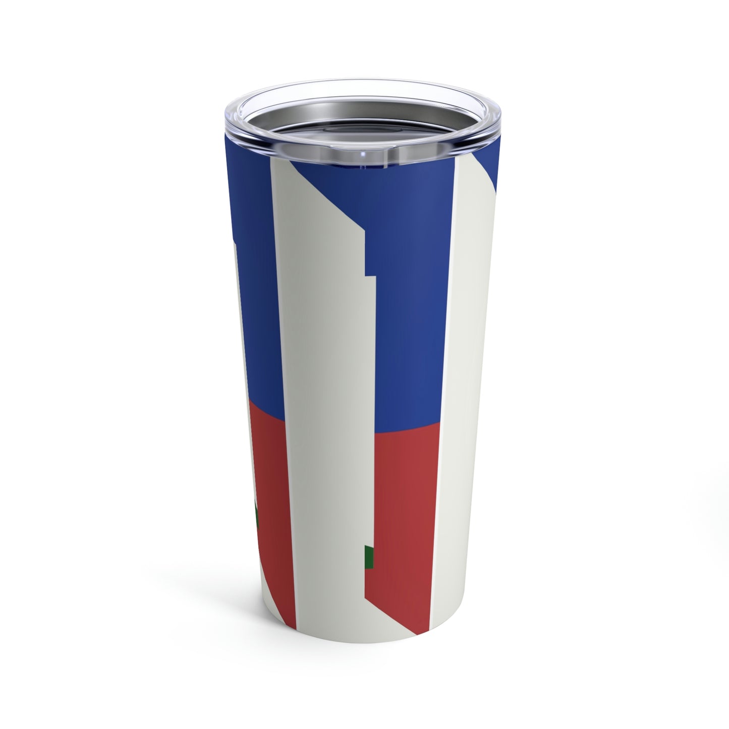 Haitian Japanese Flag | Half Haiti Japan Tumbler 20oz