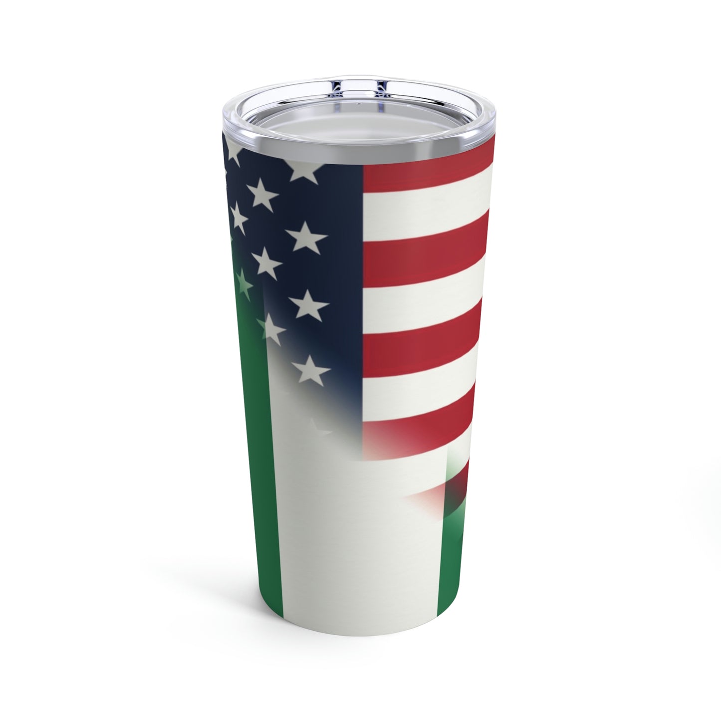 Nigeria America Flag | United States Half Nigerian Tumbler 20oz