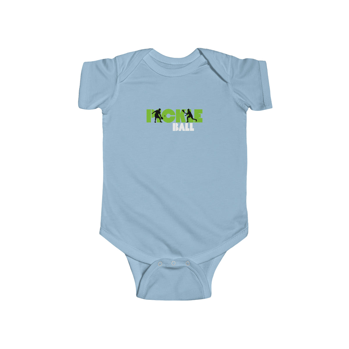 Pickleball Match Pickle Ballers Game Baby Bodysuit | Newborn Boy Girl