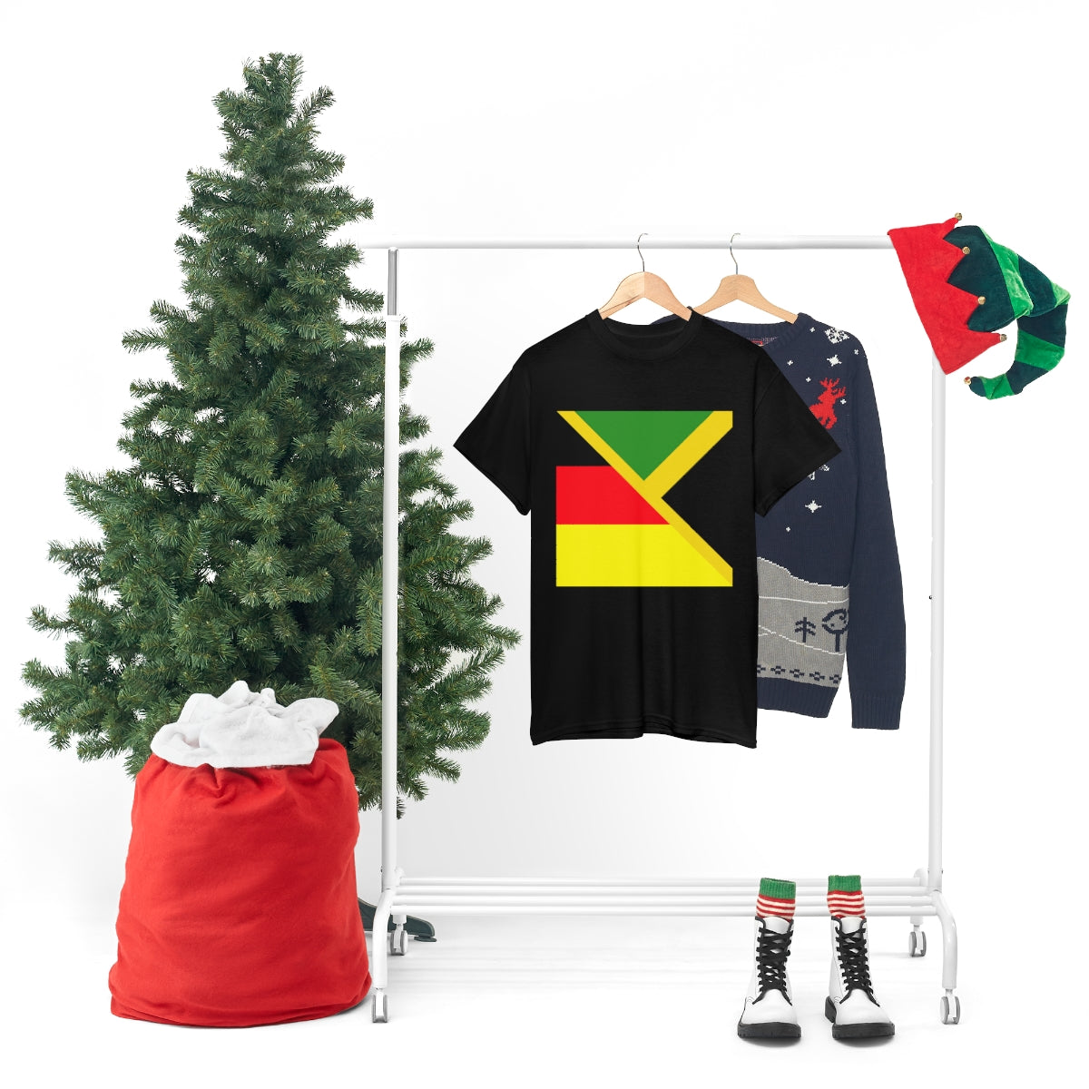 Jamaican German Flag Tee Shirt | Unisex Jamaica Germany USA Tshirt