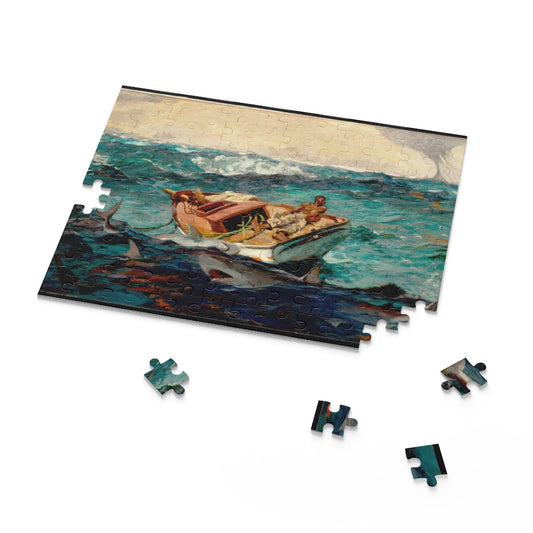 The Gulf Stream by Winslow Homer Puzzle | Fishing Boat (120, 252, 500-Piece)