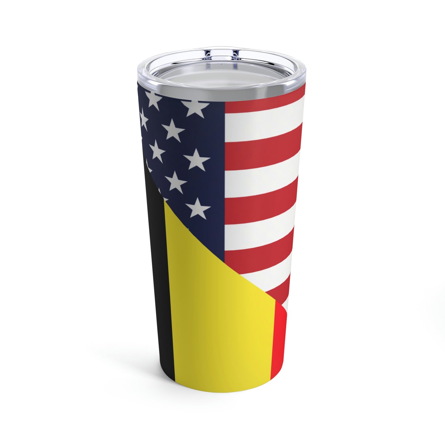 Belgium American Flag Belgian USA Tumbler 20oz