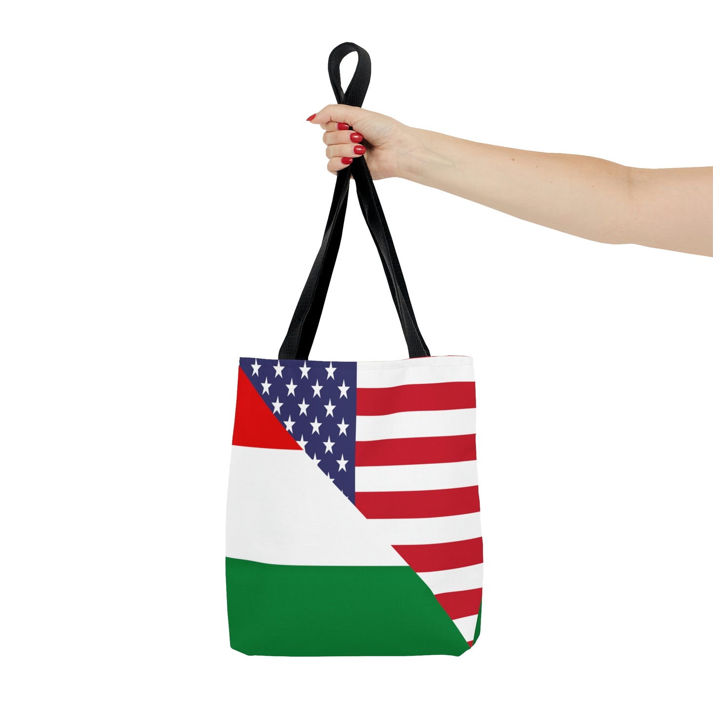 Hungarian American Flag Hungary USA Tote Bag | Shoulder Bag