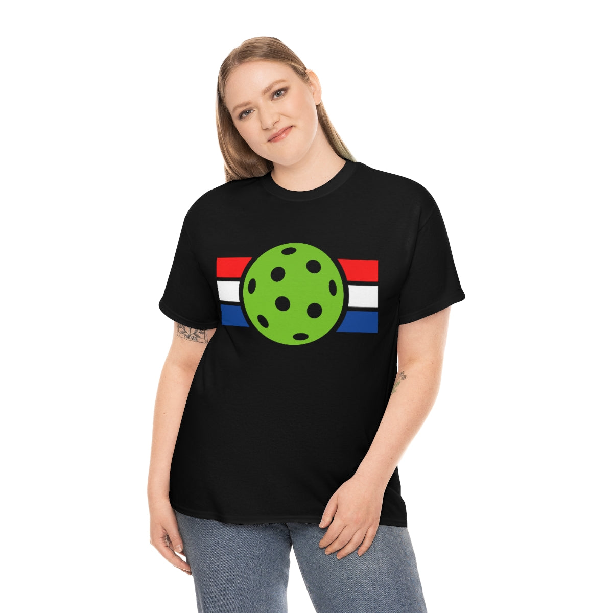 Pickleball Red White and Blue Tee Shirt | Unisex Pickle Ball T-Shirt