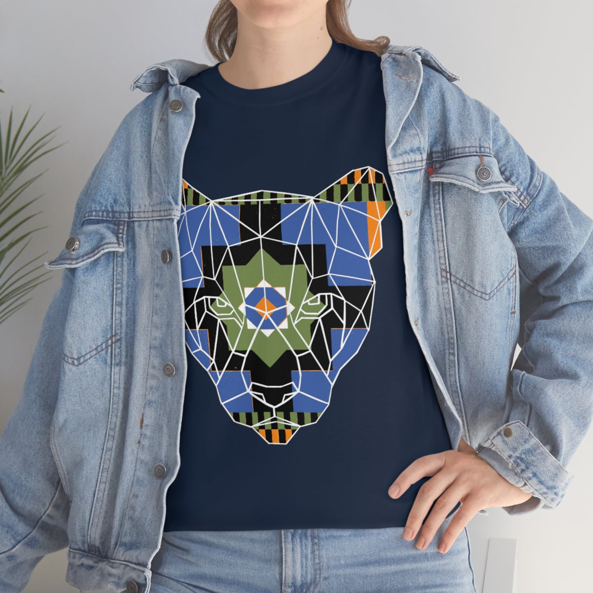 Kente Panther Shirt | Unisex African Tribal Lion T-Shirt