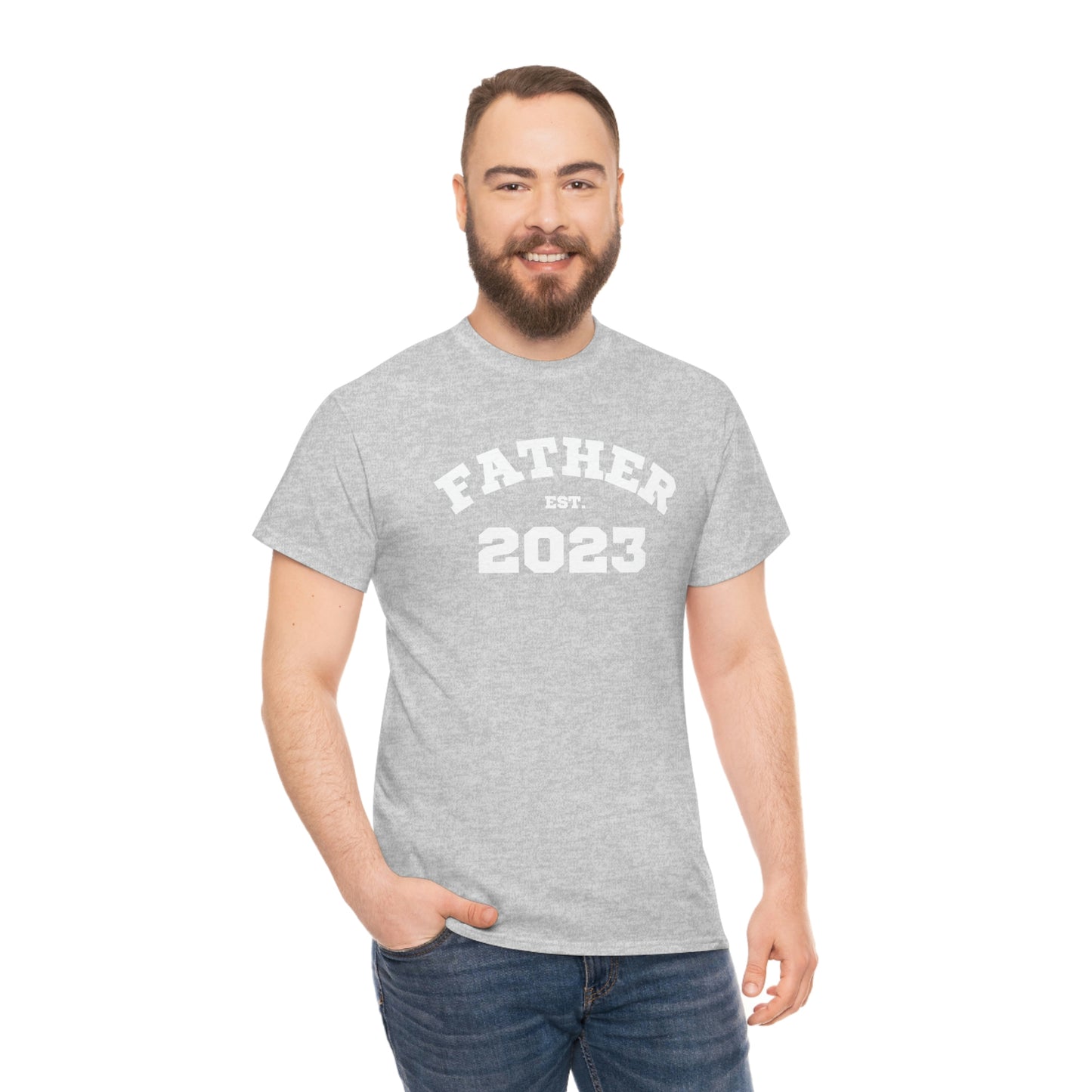 Father Est 2023 Fathers Day Gift for Dad 4 T-Shirt | Unisex Tee Shirt