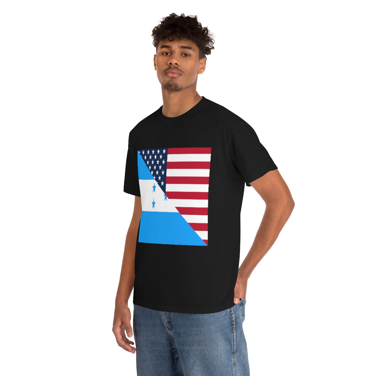 Honduran American Flag T-Shirt | Unisex Honduras USA Tee Shirt