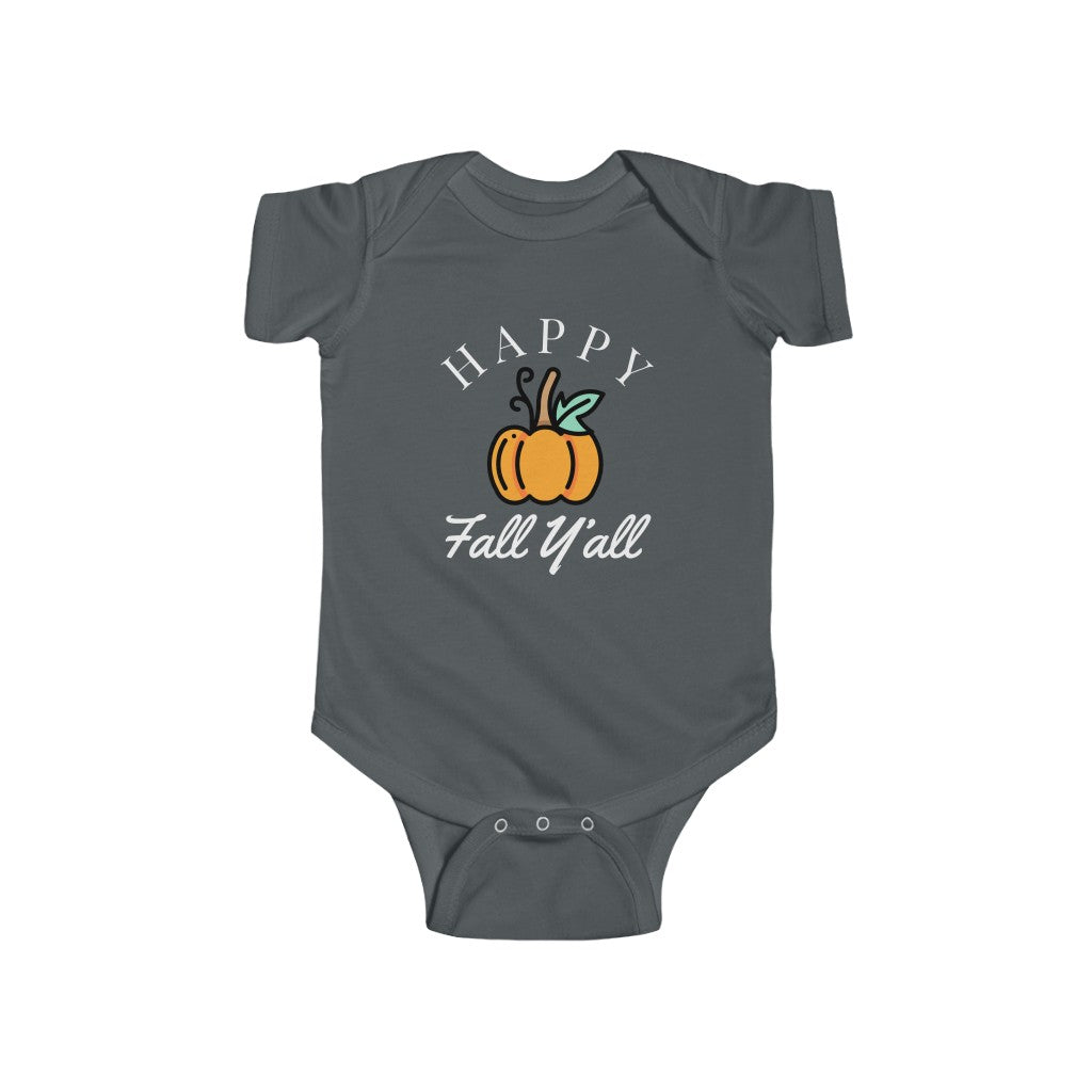 Happy Fall Y’all | Hello Pumpkin Newborn | Baby Boy Girl Autumn Leaves